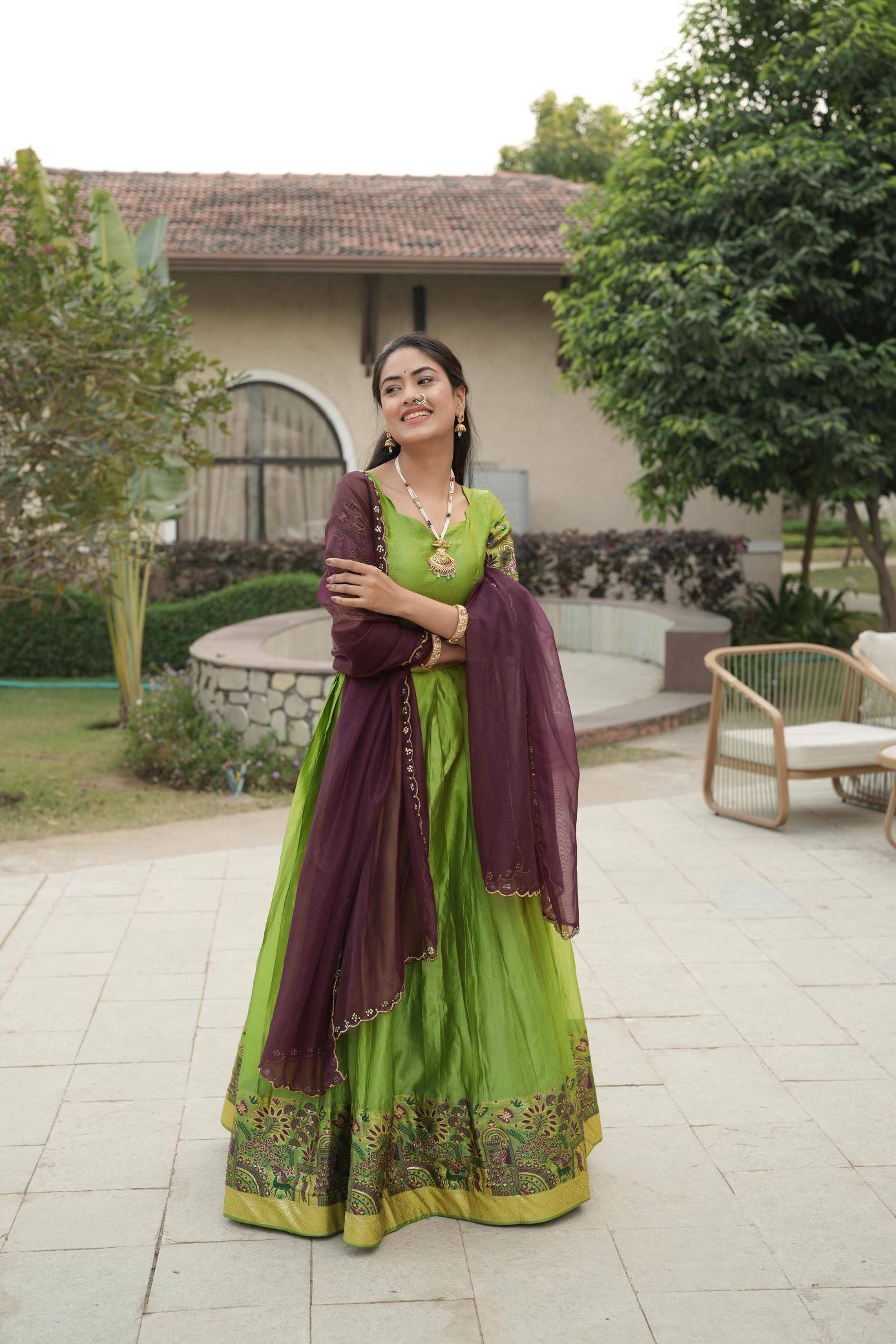 GRTN 8134 Shimmar PRT Designer lehengha choli manufacturer